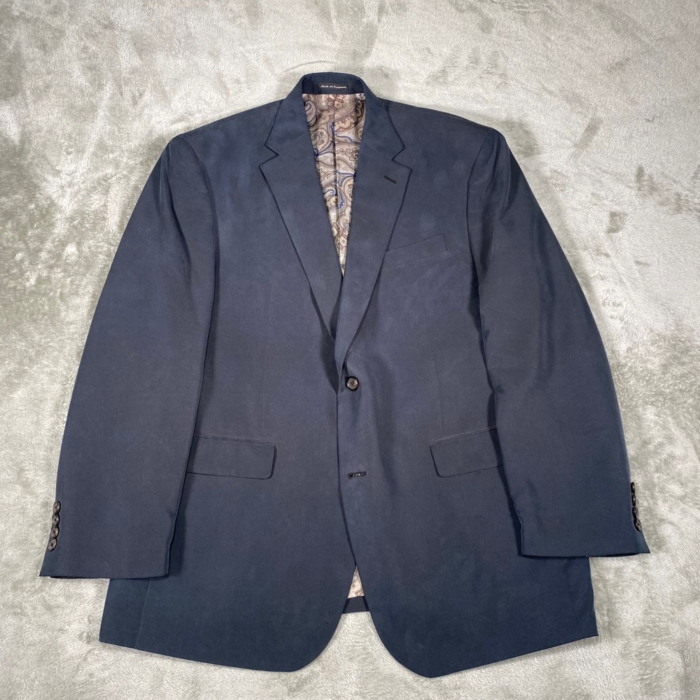 Lauren Ralph Lauren Blazer Mens 42R Sport Coat‎ Paisley Lined Summer Blend Modal